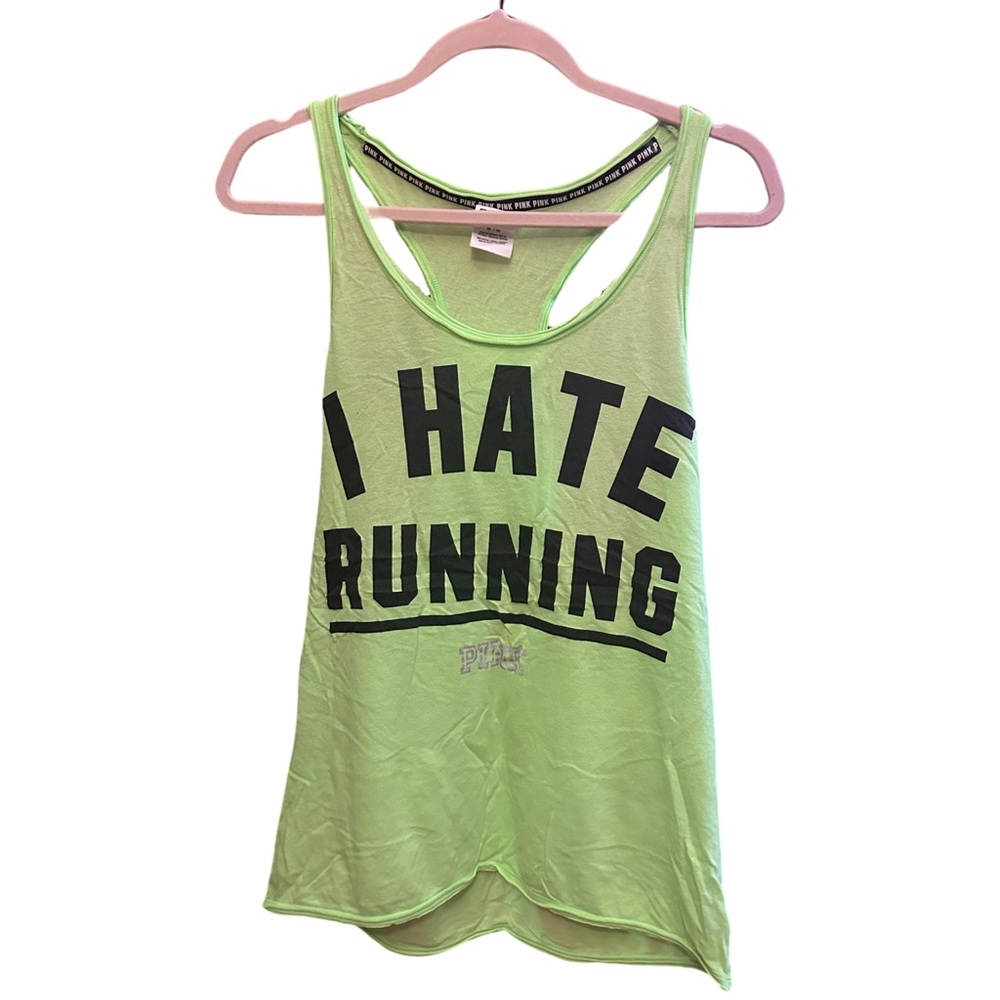 PINK racerback tank top